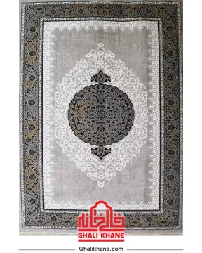 فرش ماشینی کاشان طرح آسایش مدل ترنج