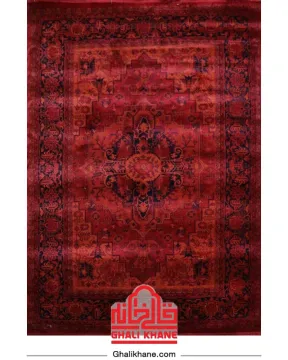 فرش هیوا 700 شانه طرح هریس کف ساده لاکی