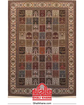 فرش ستاره کویر یزد کلکسیون شاهکار نوین 700 شانه کد YN-N005-2500