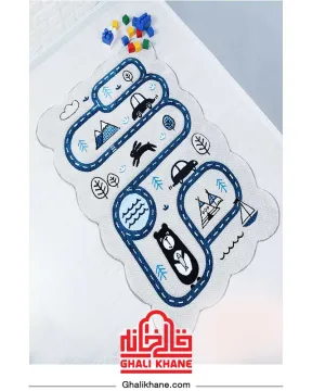 فرش فانتزی کودک زرباف طرح  جاده