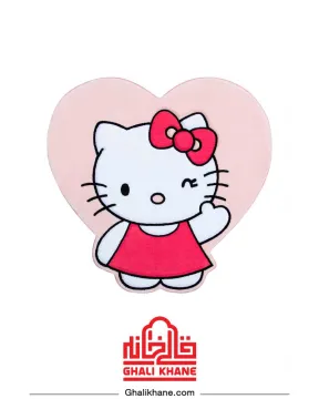 فرش فانتزی کودک زرباف طرح کیتی