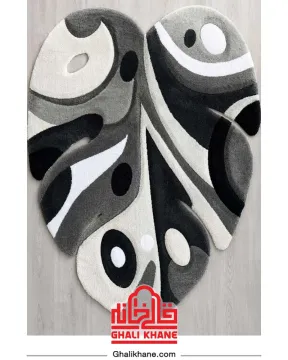 فرش مدرن زرباف طرح برگ انجیری