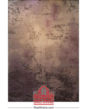فرش ماشینی طرح پالادیوم کد G-1014 زمینه طوسی