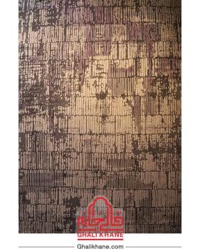 فرش ماشینی طرح پالادیوم کد G-1012 زمینه طوسی