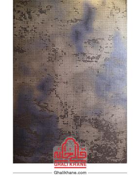 فرش ماشینی طرح پالادیوم کد G-2014 زمینه طوسی