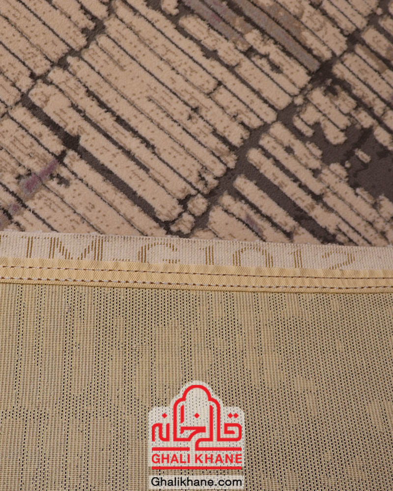 فرش ماشینی طرح پالادیوم کد G-1012 زمینه طوسی