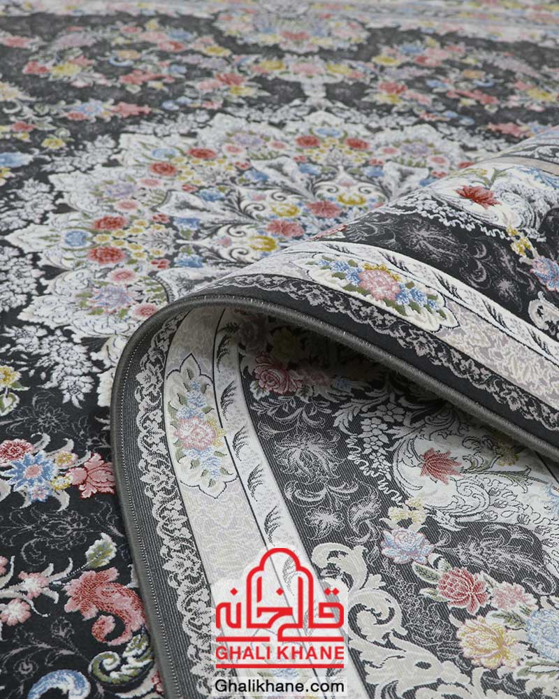 فرش ماشینی تهران 1200 شانه طرح پردیس دودی