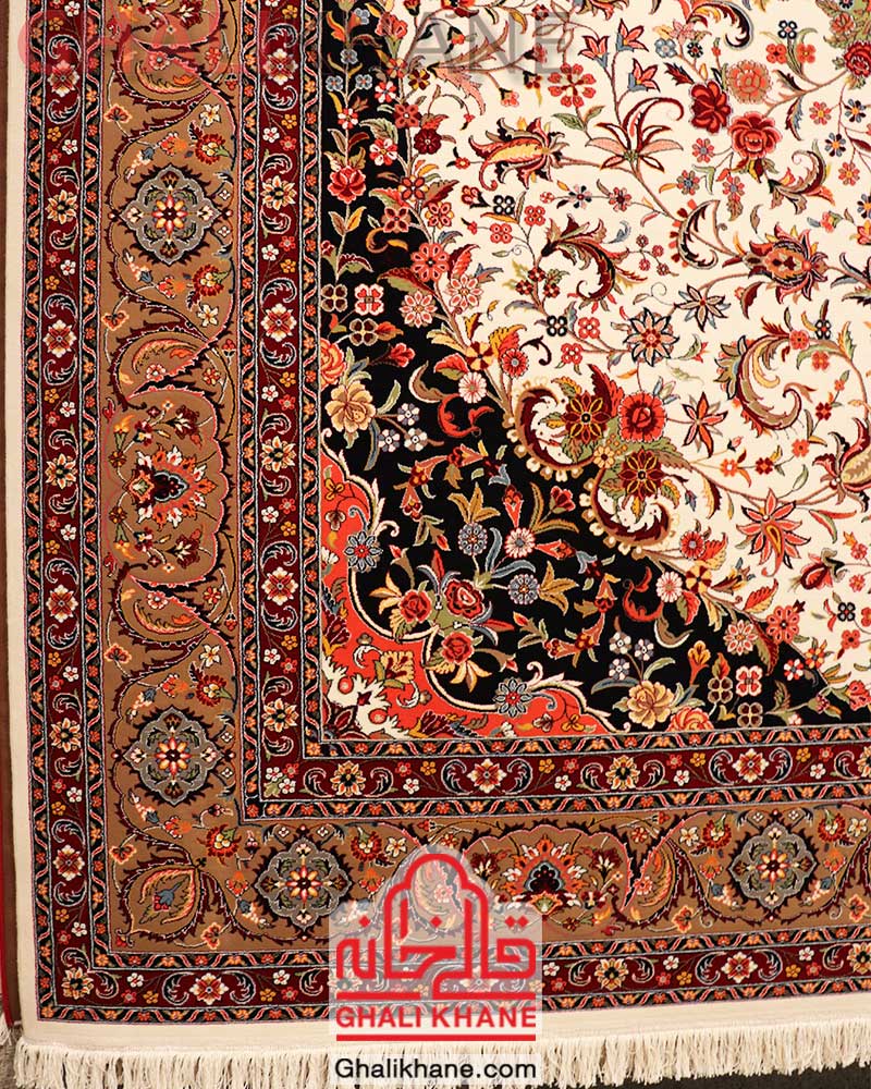 فرش ماشینی کویر یزد شاهکارنوین کد YN-N82A-2501