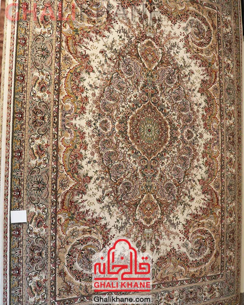 فرش ماشینی کویر یزد کلکسیون شهریار کد Q023-1008